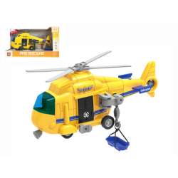 Helikopter z dźwiękiem, światłem 29cm, linka z hakiem - 1