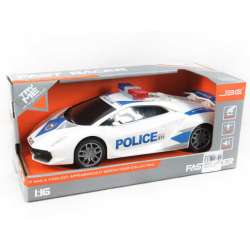 Auto POLICE duże z dźwiękami i światłem w pudełku 28cm - 1