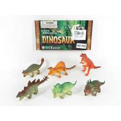 Zwierzęta Dinozaury 6 szt. w folii 8-11cm - 1