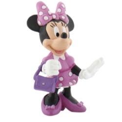 BULLYLAND 15328 Minnie z torebką 7cm Disney (BL15328) - 1