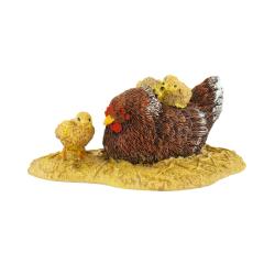 BULLYLAND 62705 KURA Z KURCZĘTAMI 6,5cm - 1
