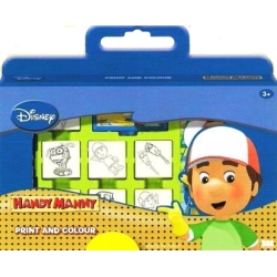 PIECZĄTKI W WALIZ. HANDY MANNY -7 PIECZ, 3 FLAMAS, ZMYWA (043-7863) - 1