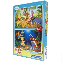CLEMENTONI PUZZLE 2x20 KUBUŚ PUCHATEK (07002) - 1