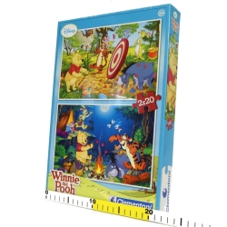 CLEMENTONI PUZZLE 2x20 KUBUŚ PUCHATEK (07002) - 2