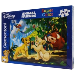 CLEMENTONI PUZZLE 2x20 ZWIERZĘTA PRZYJACIELE 26x18cm (24679) - 1