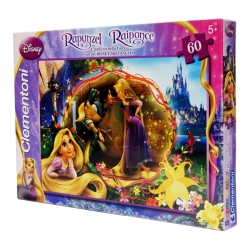 CLEMENTONI PUZZLE 60 ROSZPUNKA 33x23cm (26825) - 1