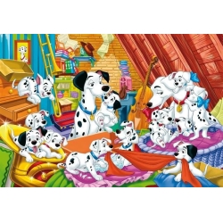 CLEMENTONI PUZZLE 104 DALMATYŃCZYKI 48x33cm (27478) - 3