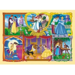 CLEMENTONI PUZZLE 104 KSIĘŻNICZKI 48x33cm - 1