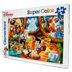 CLEMENTONI PUZZLE 104 PINOKIO TAŃCZĄCY 48,5x33,5cm - 2