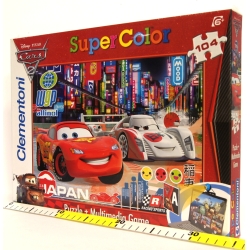 CLEMENTONI MULTIMED 104 CARS 2 W JAPONII 48x33cm (27802) - 2