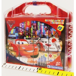 CLEMENTONI KLOCKI 12el. CARS 2 -AUTA W WALIZECZCE (41160) - 2