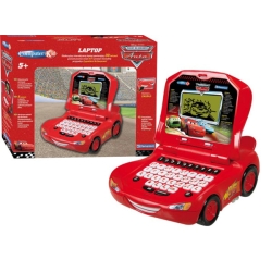 CLEMENTONI LAPTOP CARS -AUTA DISNEY -30 ĆWICZEŃ, GRY (60658) - 1