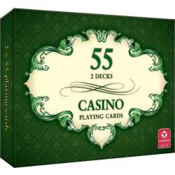 Cartamundi -Casino 2x55 dwie talie kart do gry (1289000918) - 1