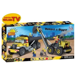 COBI CITY KOPARKA I WYWROTKA 500el. CO-1651 (1651) - 1