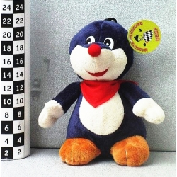 PLUSZ KRECIK Z APASZKĄ duży 21cm - 1