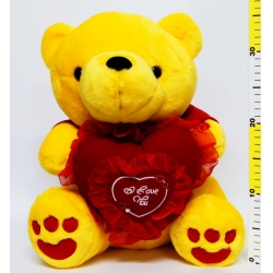 Miś żółty z głosem - duży 35 cm - 2
