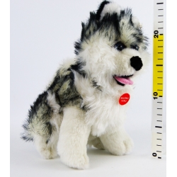 PLUSZ PIES HUSKY FUTRZATY SZCZEKAJACY (DEEF 54449) - 1