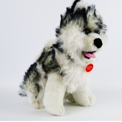 PLUSZ PIES HUSKY FUTRZATY SZCZEKAJACY (DEEF 54449) - 2
