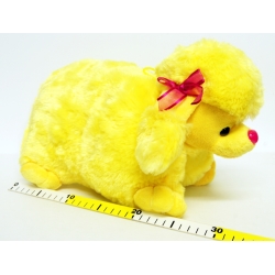 PLUSZ PUDEL Z RZEPEM ROZPINANY -PODUSIA 32cm - 1