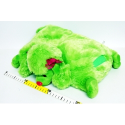 PLUSZ PUDEL Z RZEPEM ROZPINANY -PODUSIA 32cm - 4