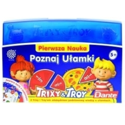 TRIXY & TROY -POZNAJ UŁAMKI -ZESTAW EDUKACYJNY W WALIZCE (160-00129) - 4