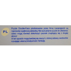 LG PUZZLE 108eL KRÓL LEW DWUSTRONNE DO KOLOROWANIA (304-31801) - 4