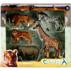 COLLECTA 89200 5szt. DZIKICH ZWIERZĄT W PUDEŁKU (004-89200) - 1
