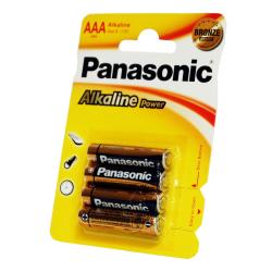 Bateria LR03 (AAA) Panasonic Alkaliczna Power 4/48 (LR03PAN4 64) - 1
