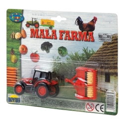 MAŁA FARMA TRAKTOREK na blistrze METALOWY Z PLAST.PRZYRZ - 1
