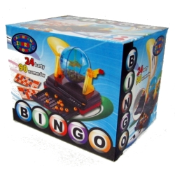 GRA BINGO -MASZYNA Z KULKAMI - 24 KARTY 90 NUMERÓW (GXP-508126) - 1