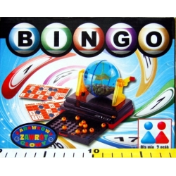GRA BINGO -MASZYNA Z KULKAMI - 24 KARTY 90 NUMERÓW (GXP-508126) - 3