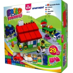 MIĘKKIE KLOCKI WILLA 29el +FIGURKI +MATA PIANKOWA - 1