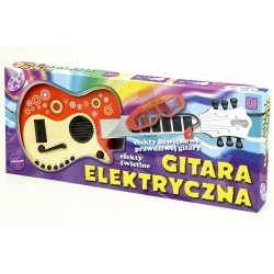 GITARA ELEKTRYCZNA +OKULARY Z MIKROFONEM w pudełku (00241) - 1