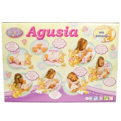 AGUSIA LALA FUNKCYJNA Z KOCYKIEM 41cm GAWORZY, ŚPI, SSIE (GXP-537410) - 3
