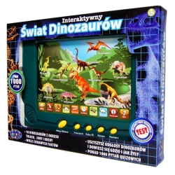 ŚWIAT DINOZAURÓW 2D -INTERAKTYWNY 1000 PYTAŃ QUIZOWYCH (GXP-508566) - 1