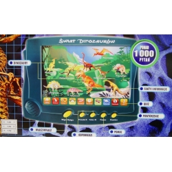 ŚWIAT DINOZAURÓW 2D -INTERAKTYWNY 1000 PYTAŃ QUIZOWYCH (GXP-508566) - 3