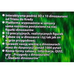 ŚWIAT DINOZAURÓW 3D -INTERAKTYWNY Z FIGURKAMI 1000 PYTAŃ (GXP-512579) - 5