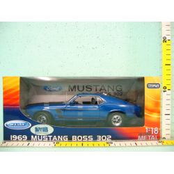 WELLY 1:18 FORD MUSTANG BOSS 302 - 1969 - 2