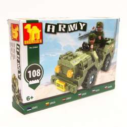 Klocki Armia Jeep militarny 108el. +6 - 1