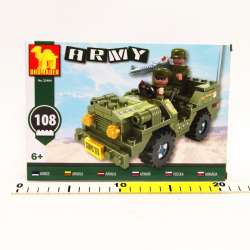 Klocki Armia Jeep militarny 108el. +6 - 2