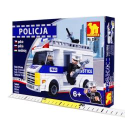 KLOCKI POLICJA FURGONETKA 178el. 6+ (130-23415) - 2