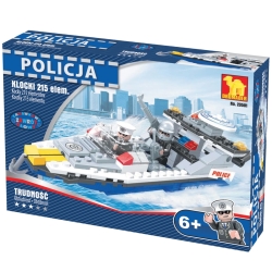 KLOCKI POLICJA MOTORÓWKA 215el. +6 (23501) - 3