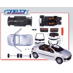 WELLY 1:24 PEUGEOT 206 CC - KIT DO SKŁADANIA - 1