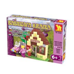 KLOCKI BAŚNIOWA KRAINA DOMEK Z AUTKIEM 123el. +6 (130-24405) - 1