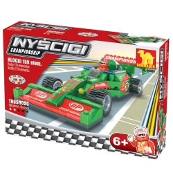 KLOCKI WYŚCIGI FORMUŁA 23 ZIELONA 159el. +6 (130-26403) - 3