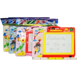 ZNIKOPIS MAGNETYCZNY 29cm ZE ZWIERZĄTKAMI +2 PIECZĄTKI - 1