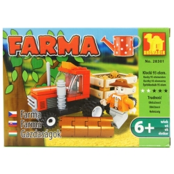 KLOCKI FARMA 93el. TRAKTOREK Z FARMEREM +6 (GXP-504379) - 5