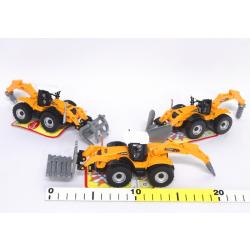 Traktorek budowlany metalowo-plastikowy z dźwiękiem i św (130-928999) - 1