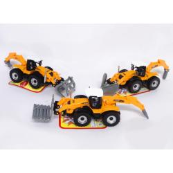 Traktorek budowlany metalowo-plastikowy z dźwiękiem i św (130-928999) - 2
