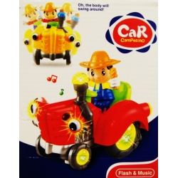 TRAKTOR Z OCZKAMI KOLOROWY Z ROLNIKIEM -DŹWIĘKI ŚWIATŁA (539314) - 3